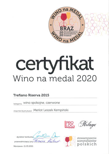 Wino na Medal 2020